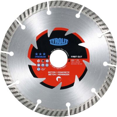 Tyrolit Modell - Diamantskiva - Byggmaterial - 125 mm Tyrolit Modell - Diamantskiva - Byggmaterial - 125 mm
