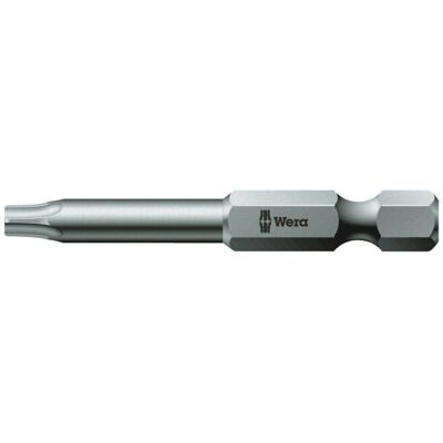 Wera Bit zähhart 1/4" DIN 3126 E6,3 T10x50mm (5060132001) Wera Bit zähhart 1/4" DIN 3126 E6,3 T10x50mm (5060132001)