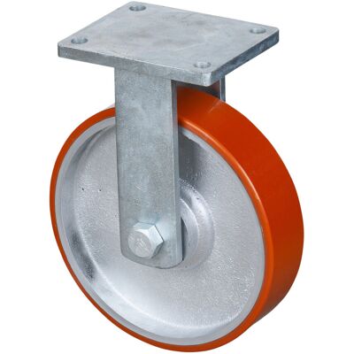 BS Rollen Bockrolle Poly auf Gussf. 300 mm (RR110.C10.301) BS Rollen Bockrolle Poly auf Gussf. 300 mm (RR110.C10.301)