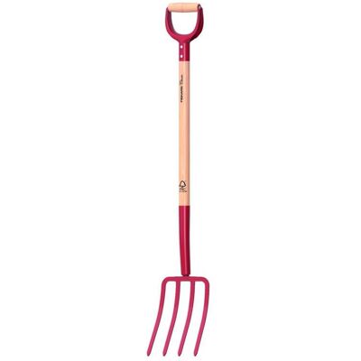 Fiskars Modell 1071914 Spatengabel - Geschmiedete Stahlzinken - FSC Holzstiel Fiskars Modell 1071914 Spatengabel - Geschmiedete Stahlzinken - FSC Holzstiel