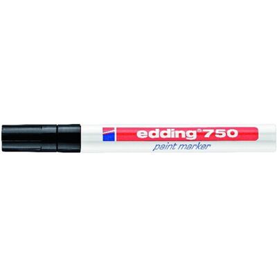 Edding Lackmarker 750 schwarz Rundspitze Strichbreite ca.2-4mm (4-750001) Edding Lackmarker 750 schwarz Rundspitze Strichbreite ca.2-4mm (4-750001)