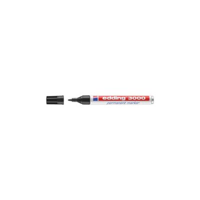 Edding Permanentmarker 3000 schwarz Rundspitze Strichbreite ca.1,5-3mm (4-3000-001 SCHWARZ) Edding Permanentmarker 3000 schwarz Rundspitze Strichbreite ca.1,5-3mm (4-3000-001 SCHWARZ)