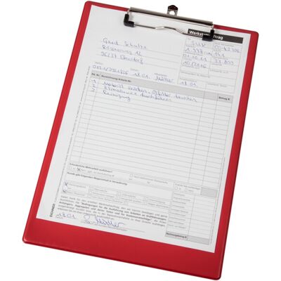 Eichner Klemmbrett A4, rot, Format 232x338 mm + Blockklammer und Öse (9015-00469) Eichner Klemmbrett A4, rot, Format 232x338 mm + Blockklammer und Öse (9015-00469)