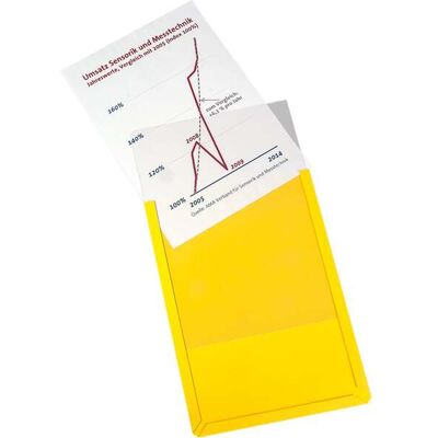 Eichner Magnet-Sichttasche aus Hart-PVC DIN A4 hoch, gelb (9218-01819-03) Eichner Magnet-Sichttasche aus Hart-PVC DIN A4 hoch, gelb (9218-01819-03)