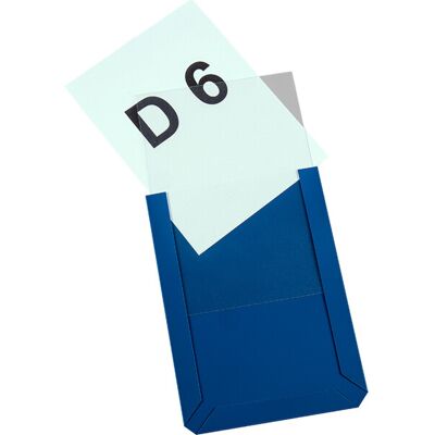Eichner Magnet-Sichttasche aus Hart-PVC DIN A6 hoch 114 x 154 x 3 mm blau (9218-02952-08) Eichner Magnet-Sichttasche aus Hart-PVC DIN A6 hoch 114 x 154 x 3 mm blau (9218-02952-08)
