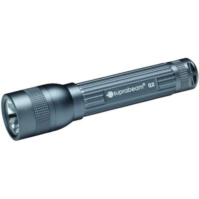 Suprabeam Q2 Taschenlampe - Kompakt, Hyperfocus, Aluminium Suprabeam Q2 Taschenlampe - Kompakt, Hyperfocus, Aluminium