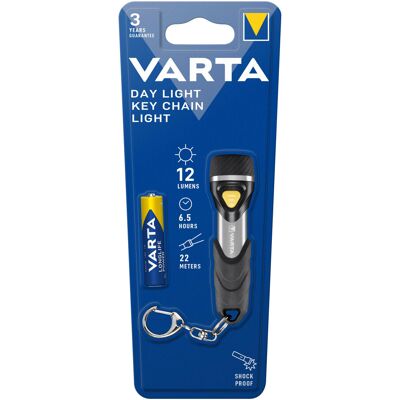 VARTA Day Light Schlüsselanhänger LED Taschenlampe - Kompakt & Hell VARTA Day Light Schlüsselanhänger LED Taschenlampe - Kompakt & Hell