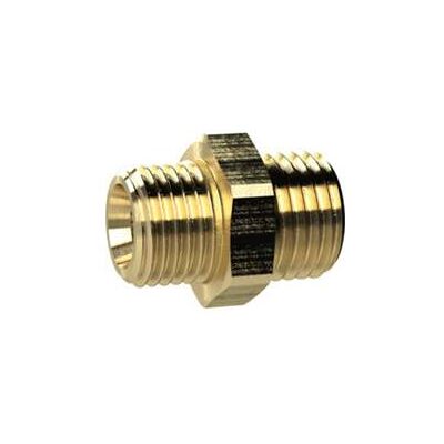 Riegler Doppelgewindenippel, M14x1,5 a., M14x1,5 a., SW 17, Messing (MS252M1414) Riegler Doppelgewindenippel, M14x1,5 a., M14x1,5 a., SW 17, Messing (MS252M1414)