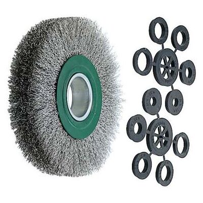 Lessmann Draht-Rundbürste (grün) INOX-Draht 0,30 mm, Bürsten-⌀xBesatzbreite: 200X38 mm (365363) Lessmann Draht-Rundbürste (grün) INOX-Draht 0,30 mm, Bürsten-⌀xBesatzbreite: 200X38 mm (365363)