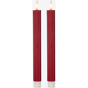 Hagen Grote LED-Kerze, 2 Stück, Rot, Ø 2 x 25 cm Hagen Grote LED-Kerze, 2 Stück, Rot, Ø 2 x 25 cm