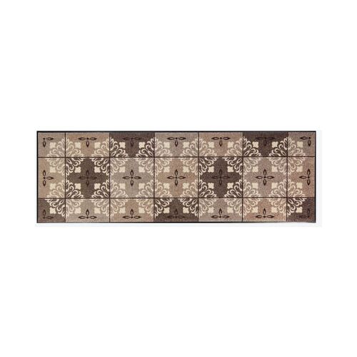 Hagen Grote Sauberlaufmatte Ornamentana 60/180 cm - Schmutzbindung, rutschfester Gummirücken, innen & außen, waschbar, gelenkschonend, Hochflor, farb- & lichtecht