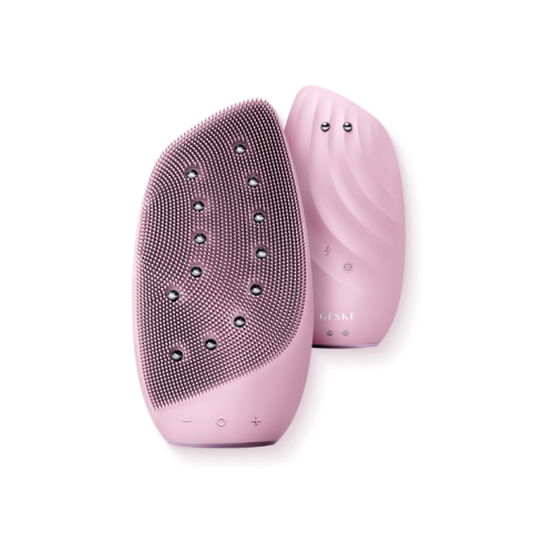 GESKE Sonic Thermo Facial Brush & Face-Lifter   8 in 1 Rosa