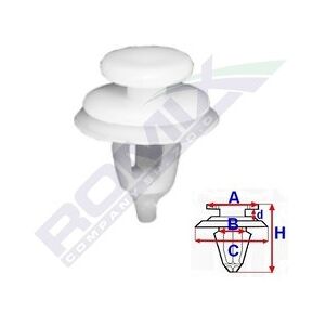 ROMIX Modell 11261 Clip für Peugeot & Citroën - Autozubehör ROMIX Modell 11261 Clip für Peugeot & Citroën - Autozubehör