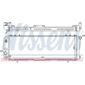 Kühler, Motorkühlung NISSENS 60986 Kühler, Motorkühlung NISSENS 60986