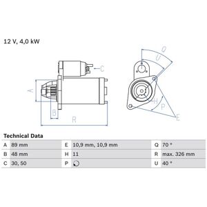Bosch Starter - 0 986 025 790 - Generalüberholt Bosch Starter - 0 986 025 790 - Generalüberholt