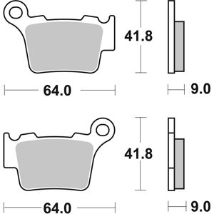 Brembo Modell 07BB27TT Off-Road Keramik-Kohlenstoff Bremsbeläge Brembo Modell 07BB27TT Off-Road Keramik-Kohlenstoff Bremsbeläge