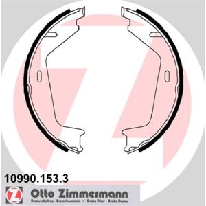 Bremsbackensatz, Feststellbremse ZIMMERMANN 10990.153.3 Bremsbackensatz, Feststellbremse ZIMMERMANN 10990.153.3