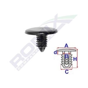 ROMIX C60669 Radhausklammern - Reparaturteile ROMIX C60669 Radhausklammern - Reparaturteile