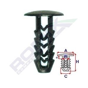 ROMIX ROM 10073 - Karosserie Clips und Knöpfe ROMIX ROM 10073 - Karosserie Clips und Knöpfe