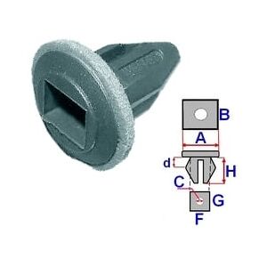 ROMIX C10094 Support - 10 Stück Stoßfängerschutz ROMIX C10094 Support - 10 Stück Stoßfängerschutz
