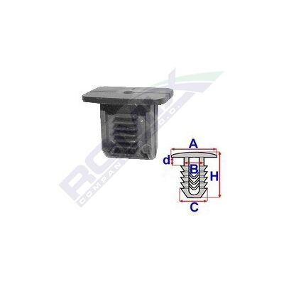 ROMIX Modell 10914 Auto-Klammer - 10 Stück ROMIX Modell 10914 Auto-Klammer - 10 Stück