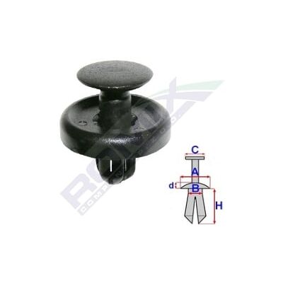 ROMIX B25837 Clip - Toyota, Lexus - 10 Stück ROMIX B25837 Clip - Toyota, Lexus - 10 Stück