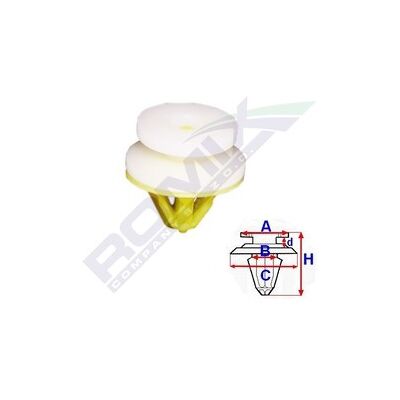 ROMIX ROM C30141 Clips - Klammern ROMIX ROM C30141 Clips - Klammern