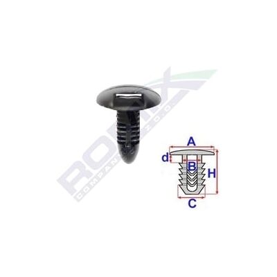 ROMIX C60642 Fender Flare Clips - Passage de roue ROMIX C60642 Fender Flare Clips - Passage de roue