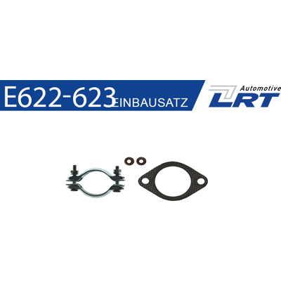 LRT E622-623 Montagesatz, Katalysator - Katalysator Zubehör für Renault Twingo LRT E622-623 Montagesatz, Katalysator - Katalysator Zubehör für Renault Twingo