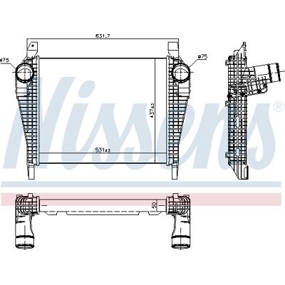 NISSENS - 97064 - IVECO EuroCargo IV - Intercooler - Intercooler NISSENS - 97064 - IVECO EuroCargo IV - Intercooler - Intercooler
