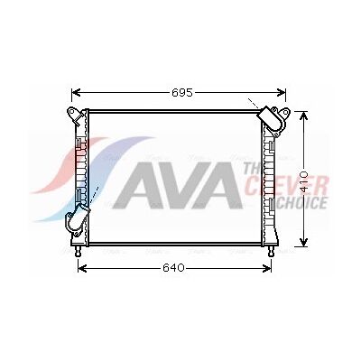 PRASCO BWA2307 Aluminium Kühler - Kühlsystem PRASCO BWA2307 Aluminium Kühler - Kühlsystem