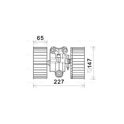 AVA QUALITY COOLING BW8470 - Innenraumgebläse AVA QUALITY COOLING BW8470 - Innenraumgebläse