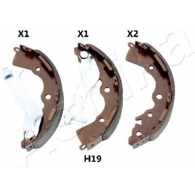 Ashika 550HH19 Bremsbackensatz - Hinterachse Ashika 550HH19 Bremsbackensatz - Hinterachse