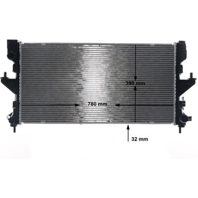 MAHLE CR 2106 000S Kühler - Für Fahrzeuge mit Klimaanlage MAHLE CR 2106 000S Kühler - Für Fahrzeuge mit Klimaanlage