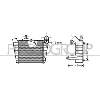 PRASCO SK320N001 Intercooler - Autoteil PRASCO SK320N001 Intercooler - Autoteil
