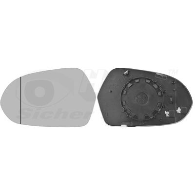 Van Wezel Audi A6 Links Beheizt Asphärisches Spiegelglas Van Wezel Audi A6 Links Beheizt Asphärisches Spiegelglas