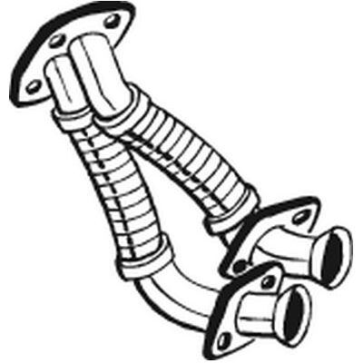 Bosal 730-089 Auspuffrohr - exhaust pipe Bosal 730-089 Auspuffrohr - exhaust pipe