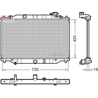 DENSO DRM44039 Mazda CX-5 Motor Kühler - Radiator DENSO DRM44039 Mazda CX-5 Motor Kühler - Radiator