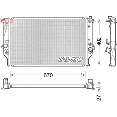 DENSO DRM50092 - Motor Kühler DENSO DRM50092 - Motor Kühler