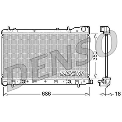 DENSO DRM36001 - Kühler DENSO DRM36001 - Kühler