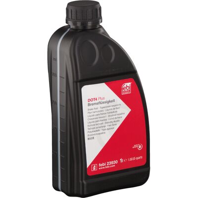Febi Bilstein Bremsflüssigkeit - 1L DOT 4 Plus für Fahrzeuge mit DSC Febi Bilstein Bremsflüssigkeit - 1L DOT 4 Plus für Fahrzeuge mit DSC