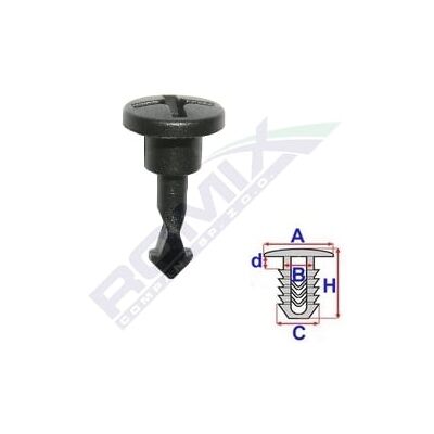 ROMIX ROM C60604 - Wandverkleidungsclips ROMIX ROM C60604 - Wandverkleidungsclips
