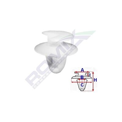 ROMIX ROM 11013 - Radlaufabdeckung - 25 Stück ROMIX ROM 11013 - Radlaufabdeckung - 25 Stück