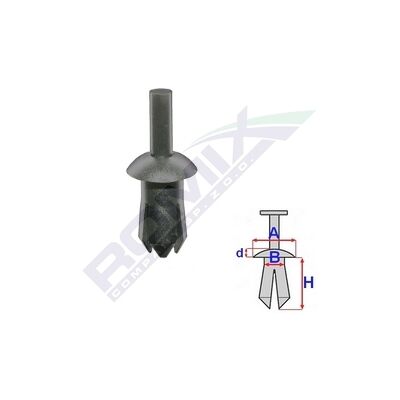 ROMIX ROM C60587 - Befestigungen - 10 Stück ROMIX ROM C60587 - Befestigungen - 10 Stück