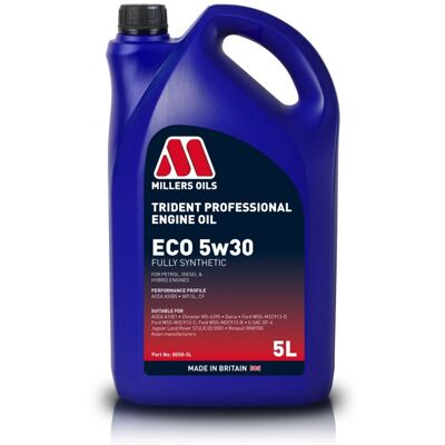 Millers Oils Trident Professional ECO 5W-30 5L Vollsynthetisches Motoröl Millers Oils Trident Professional ECO 5W-30 5L Vollsynthetisches Motoröl
