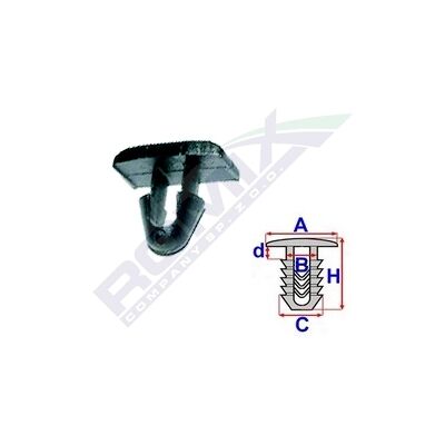 ROMIX B25364 Montageset - Clips und Befestigungsklammern ROMIX B25364 Montageset - Clips und Befestigungsklammern