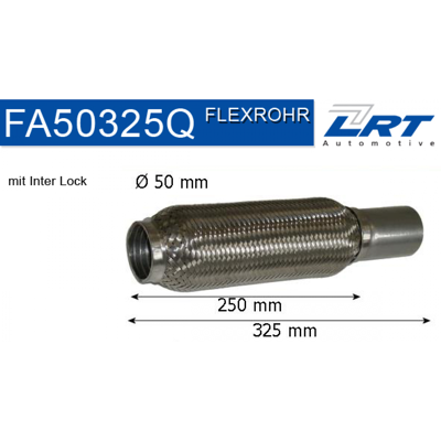 Lrt Fa50325q Flexrohr Auspuff Flexstück - Abgasanlage Lrt Fa50325q Flexrohr Auspuff Flexstück - Abgasanlage