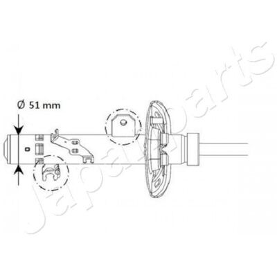 JAPANPARTS MM-01131 Stoßdämpfersatz - Federung JAPANPARTS MM-01131 Stoßdämpfersatz - Federung