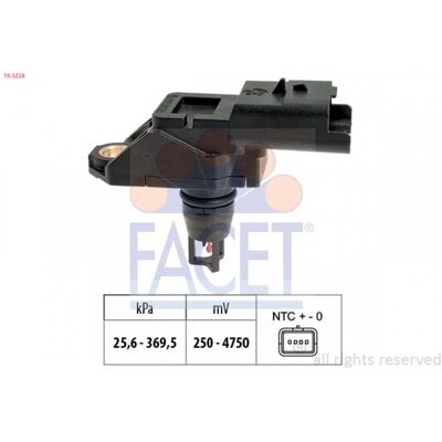 FACET Modell 10.3328 - Drucksensor für Opel, Ford, Peugeot FACET Modell 10.3328 - Drucksensor für Opel, Ford, Peugeot