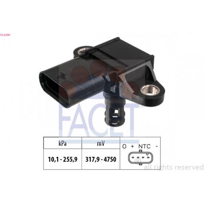 FACET 10.3399 Ansaugrohrdrucksensor - Für BMW & Rolls-Royce FACET 10.3399 Ansaugrohrdrucksensor - Für BMW & Rolls-Royce
